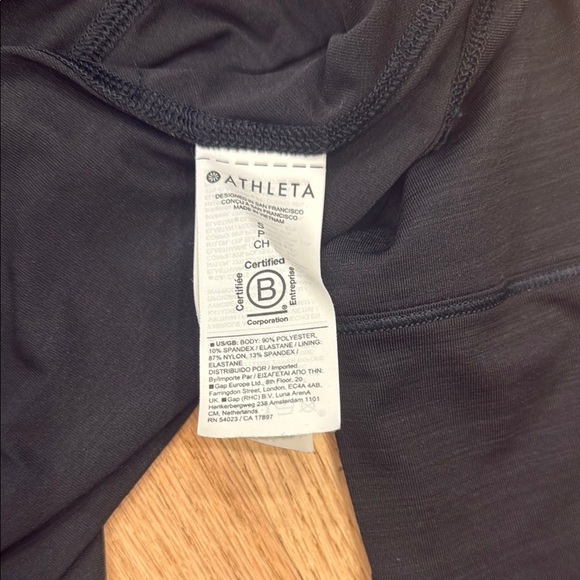 Athleta Zip Performance Top Black - Picture 5 of 5
